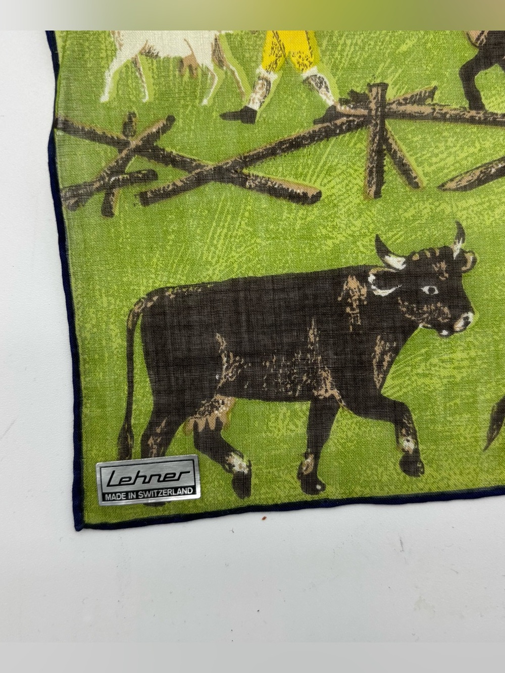 Vintage 60s Switzerland Lehner Handkerchiefs - Picture 8 of 11